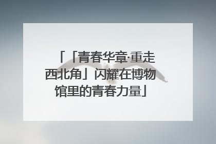「青春华章·重走西北角」闪耀在博物馆里的青春力量