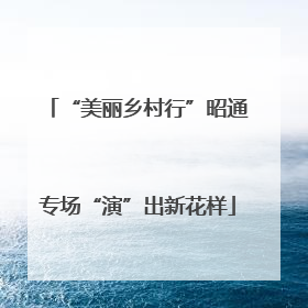 “美丽乡村行”昭通专场“演”出新花样