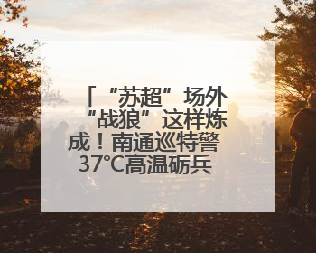 “苏超”场外“战狼”这样炼成！南通巡特警37℃高温砺兵锻铁军