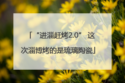“进淄赶烤2.0” 这次淄博烤的是琉璃陶瓷