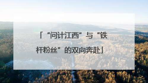 “问计江西”与“铁杆粉丝”的双向奔赴