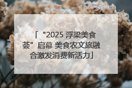 “2025 浮梁美食荟”启幕 美食农文旅融合激发消费新活力