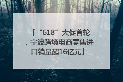 “618”大促首轮，宁波跨境电商零售进口销量超16亿元