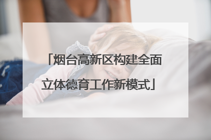烟台高新区构建全面立体德育工作新模式