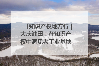 知识产权地方行｜大庆油田：在知识产权中洞见老工业基地的 “创新密码”