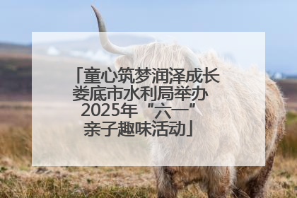 童心筑梦润泽成长 娄底市水利局举办2025年“六一”亲子趣味活动