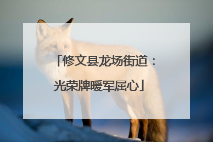修文县龙场街道：光荣牌暖军属心