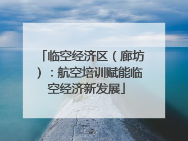 临空经济区（廊坊）：航空培训赋能临空经济新发展