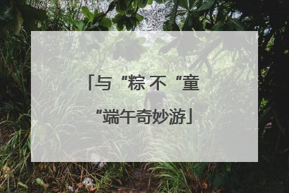 与“粽 不“童“端午奇妙游