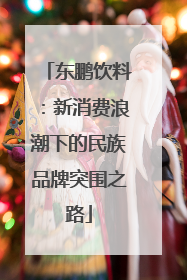 东鹏饮料：新消费浪潮下的民族品牌突围之路