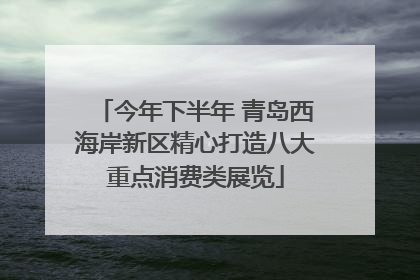 今年下半年 青岛西海岸新区精心打造八大重点消费类展览