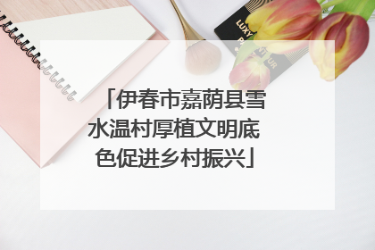 伊春市嘉荫县雪水温村厚植文明底色促进乡村振兴
