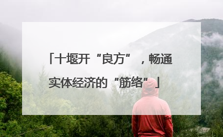 十堰开“良方”，畅通实体经济的“筋络”