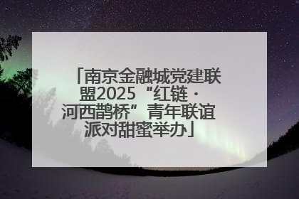 南京金融城党建联盟2025“红链・河西鹊桥”青年联谊派对甜蜜举办