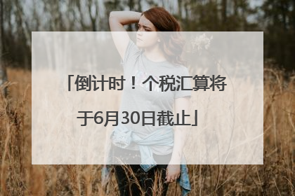 倒计时！个税汇算将于6月30日截止