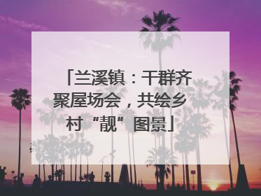 兰溪镇：干群齐聚屋场会，共绘乡村“靓”图景