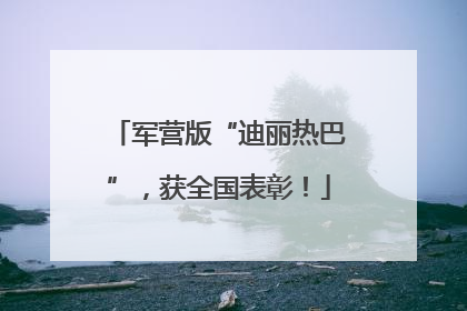 军营版“迪丽热巴”，获全国表彰！