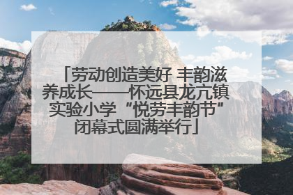 劳动创造美好 丰韵滋养成长——怀远县龙亢镇实验小学“悦劳丰韵节”闭幕式圆满举行