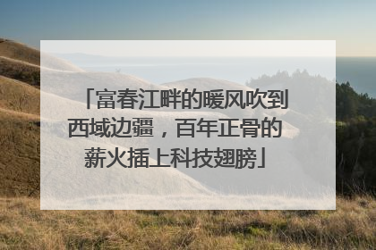 富春江畔的暖风吹到西域边疆，百年正骨的薪火插上科技翅膀