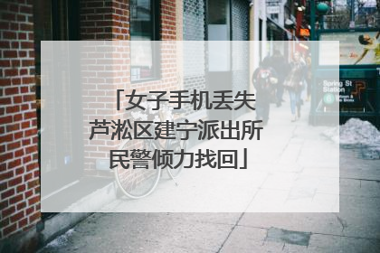 女子手机丢失 芦淞区建宁派出所民警倾力找回