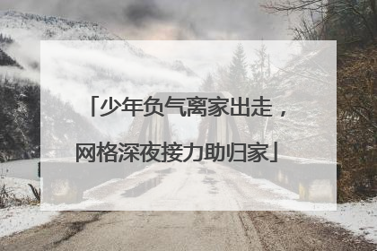 少年负气离家出走，网格深夜接力助归家