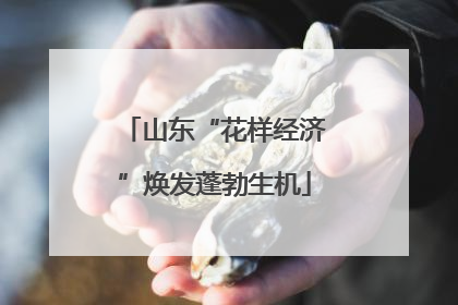 山东“花样经济”焕发蓬勃生机