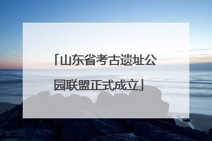 山东省考古遗址公园联盟正式成立