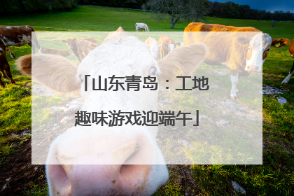 山东青岛：工地趣味游戏迎端午