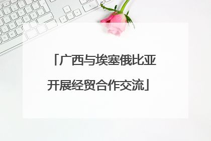 广西与埃塞俄比亚开展经贸合作交流