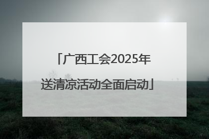 广西工会2025年送清凉活动全面启动