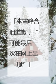 张雪峰含泪道歉，“可能最后一次在网上出现”