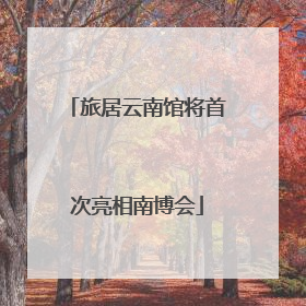 旅居云南馆将首次亮相南博会