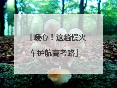 暖心！这趟慢火车护航高考路
