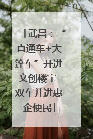 武昌：“直通车+大篷车”开进文创楼宇 双车并进惠企便民