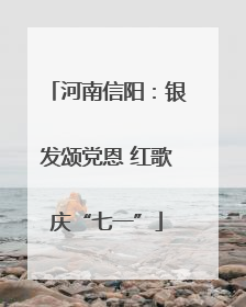 河南信阳：银发颂党恩 红歌庆“七一”