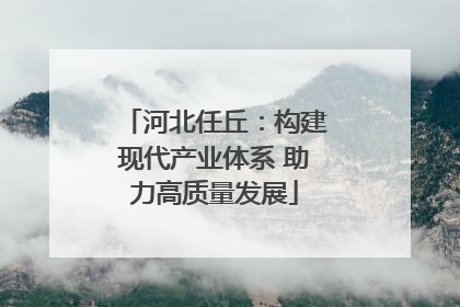 河北任丘：构建现代产业体系 助力高质量发展