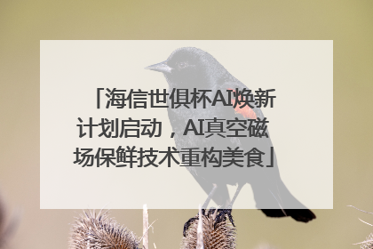 海信世俱杯AI焕新计划启动，AI真空磁场保鲜技术重构美食