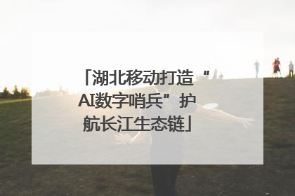 湖北移动打造“AI数字哨兵”护航长江生态链
