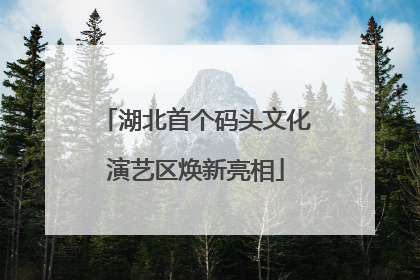 湖北首个码头文化演艺区焕新亮相