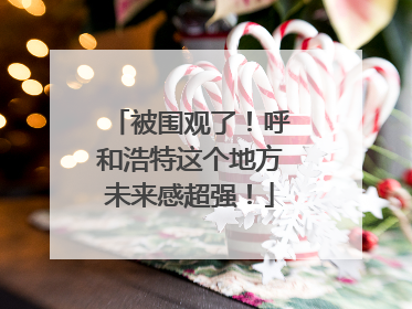 被围观了！呼和浩特这个地方未来感超强！