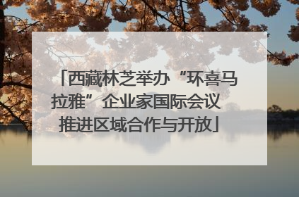 西藏林芝举办“环喜马拉雅”企业家国际会议 推进区域合作与开放