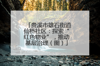 贵溪市雄石街道仙桥社区：探索“红色物业”，推动基层治理（图）
