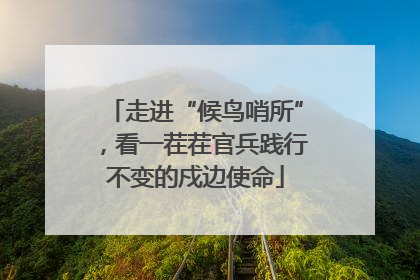 走进“候鸟哨所”，看一茬茬官兵践行不变的戍边使命