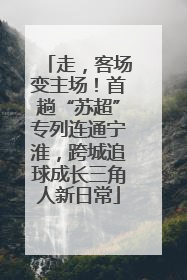 走，客场变主场！首趟“苏超”专列连通宁淮，跨城追球成长三角人新日常