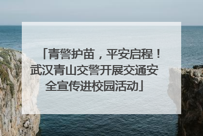 青警护苗，平安启程！武汉青山交警开展交通安全宣传进校园活动