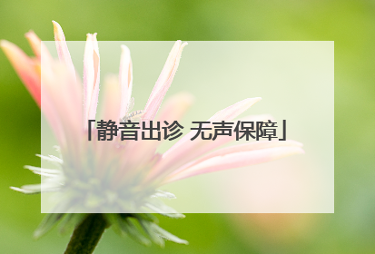 静音出诊 无声保障