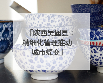 陕西吴堡县：精细化管理推动城市蝶变