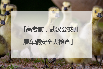 高考前，武汉公交开展车辆安全大检查