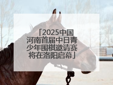 2025中国河南首届中日青少年围棋邀请赛将在洛阳启幕