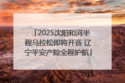 2025沈阳和河半程马拉松即将开赛 辽宁平安产险全程护航